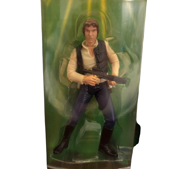 Star Wars Power of the Jedi Han Solo Death Star Escape Action Figure Hasbro 2000 - Picture 10 of 12